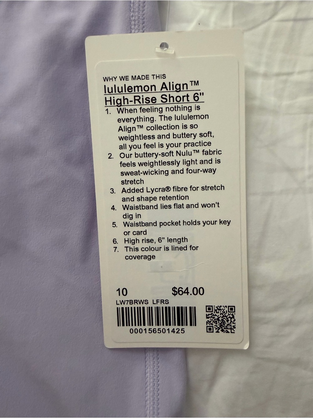 lululemon athletica Align 6” High-Rise Bike Shorts - Picture 3 of 5